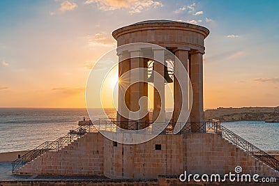 Malta. Valletta. Lower Barrakka Gardens Stock Photo