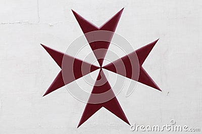 Maltese Cross Stock Photo