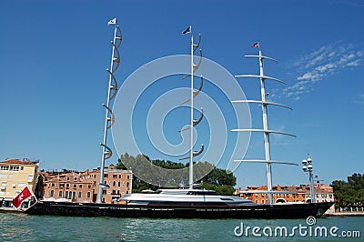 Maltese Falcon super yacht Editorial Stock Photo