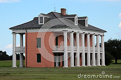 Malus-Beauregard House at Chalmette Battlefield Editorial Stock Photo