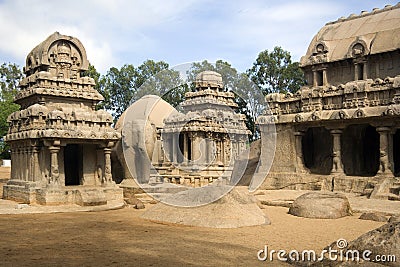 Mamallapuram - Tamil Nadu - India Stock Photo