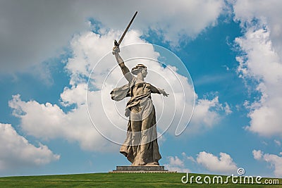 Mamayev kurgan memorial Stock Photo