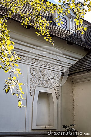 Mamayeva Sloboda museum in Kyiv city, Ukraine Stock Photo