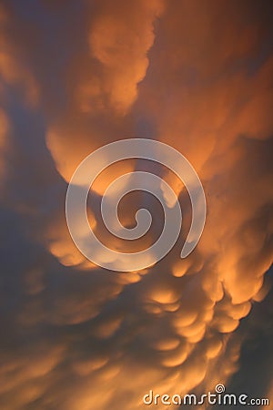 Mamma clouds Stock Photo