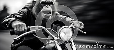 Mammal wild face nature portrait animal wildlife jungle forest monkey primate Stock Photo