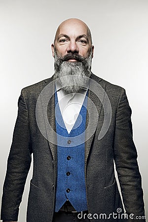 Man with beard Stock Photo