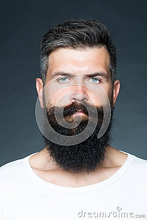 Man with beard Stock Photo