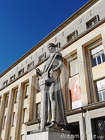 MAN WITH BOTTLE, COIMBRA, PORTUGAL Editorial Stock Photo