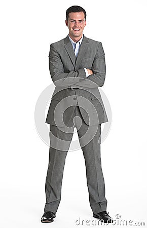 Man in Business Suit Stock Photo