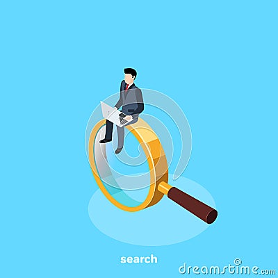 search 2 Vector Illustration