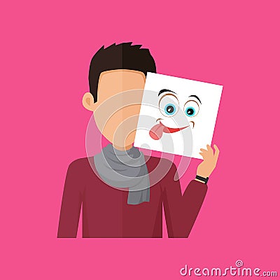 Man Character Avatar Vector in Flat Design Vector Illustration