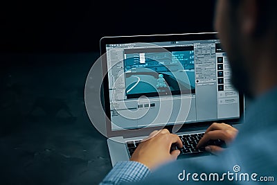 Unity game engine software Editorial Stock Photo