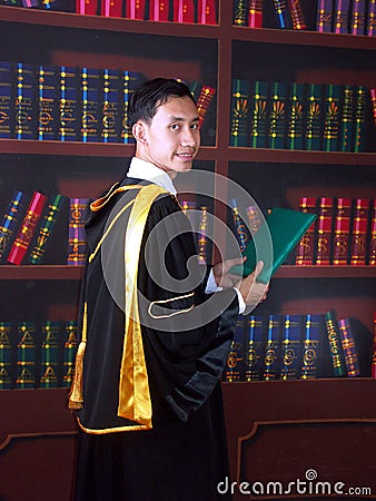 Man graduation Stock Photo