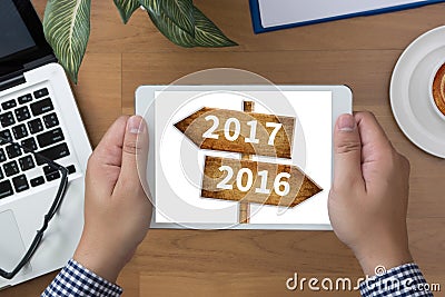 2016 2017 Stock Photo