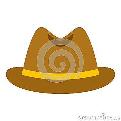 Man hat icon isolated Vector Illustration