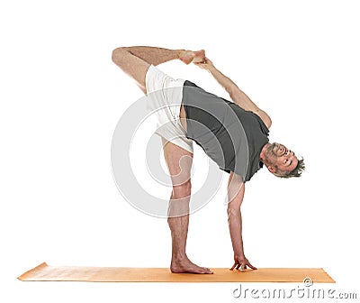 hatha yoga asana Stock Photo