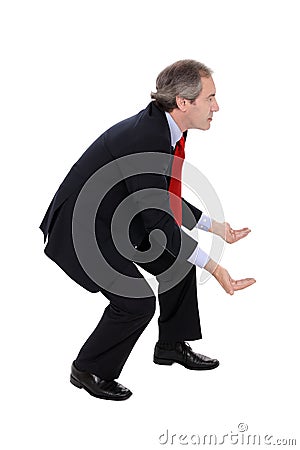 Man lifting something Stock Photo