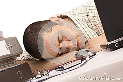 Man in a office Stock Photo