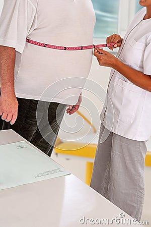 Man - Overweight and Obeisity Stock Photo