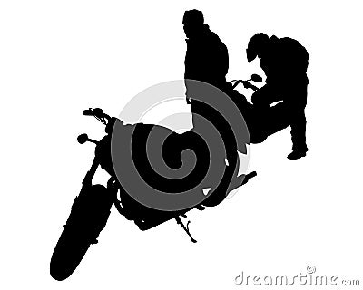 Bikers club four Vector Illustration