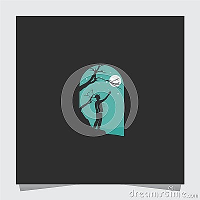 Man Reach Dream Logo Inspirations Template Vector Illustration