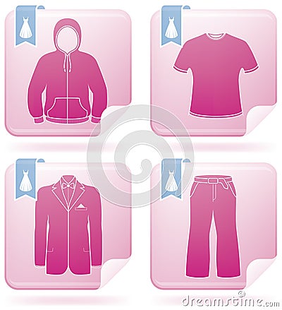 Man's Clothing Vector Illustration