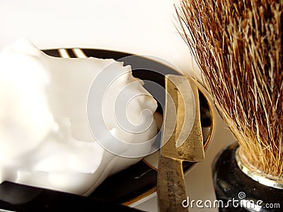 Man`s shave accessories Stock Photo