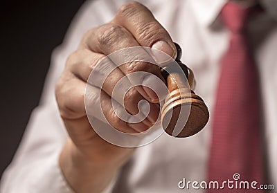 Man stepping with pawn piece. Concept of first step, starting, beginning in business Stock Photo