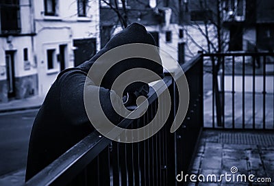 Young street gang Stock Photo