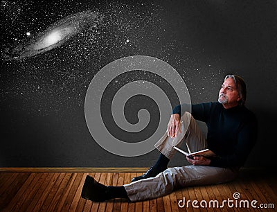 Man thinking Stock Photo