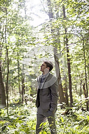 Young man praying Stock Photo