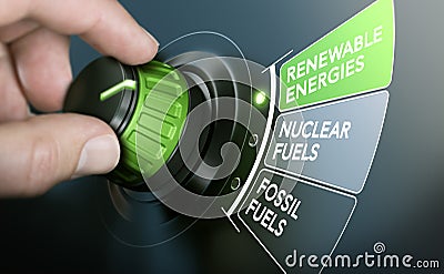 Energy Transition, Renewable Energies Stock Photo