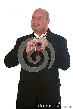 Man in Tux Stock Photo