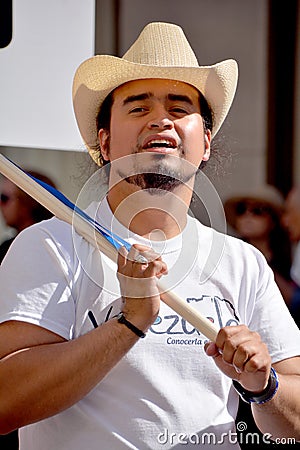 Man from Venezuela Editorial Stock Photo