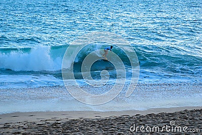 Man on the water Editorial Stock Photo