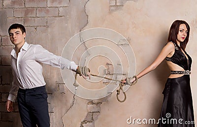 Man and woman Stock Photo