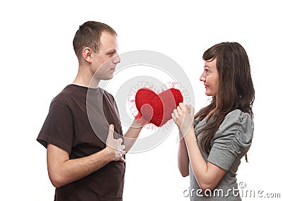 Man and woman Stock Photo