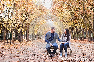 Man and woman relationship, family psychology Stock Photo