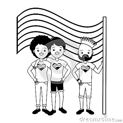 people lgbt pride Cartoon Illustration