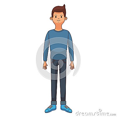 Man young avatar Vector Illustration