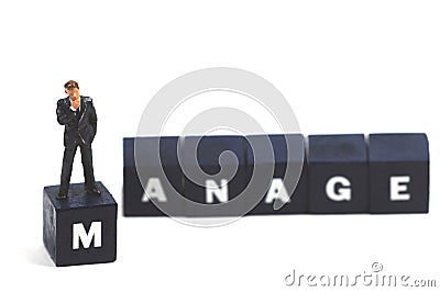 Manage your business Stock Photo