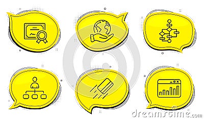 Management, Block diagram and Marketing statistics icons set. Credit card sign. Vector Vector Illustration