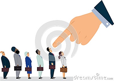 Management choice Vector Illustration