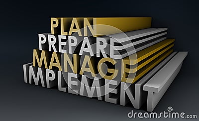 Management Planning Stock Photo