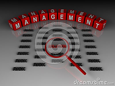 Management solution Stock Photo