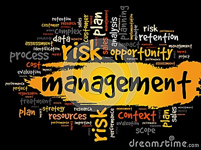 MANAGEMENT word cloud collage Stock Photo