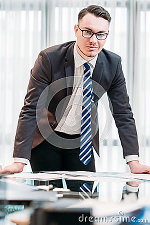 Manager company ceo profession job succesful man Stock Photo