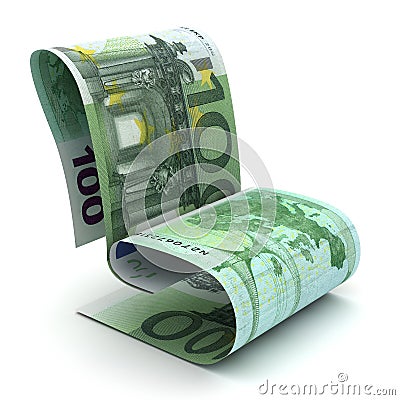 Managing European Euro Stock Photo