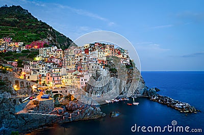 Manarola, Cinque Terre (Italian Riviera, Liguria) Stock Photo