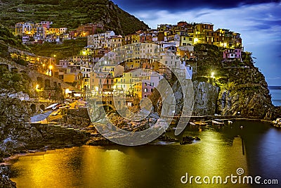 Manarola, Cinque Terre, Italy Stock Photo